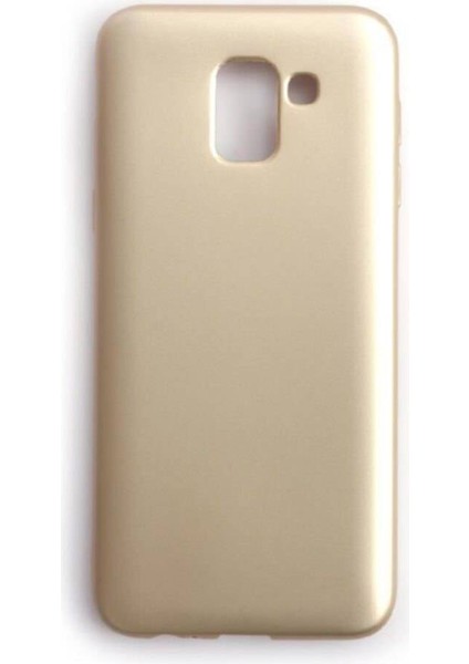 Samsung Galaxy J6 Premium Silikon Kılıf Gold