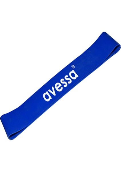 Mavi Renk Latex Aerobik Direnç Lastiği, Güç ve Esneklik Artırıcı Spor Ekipmanı