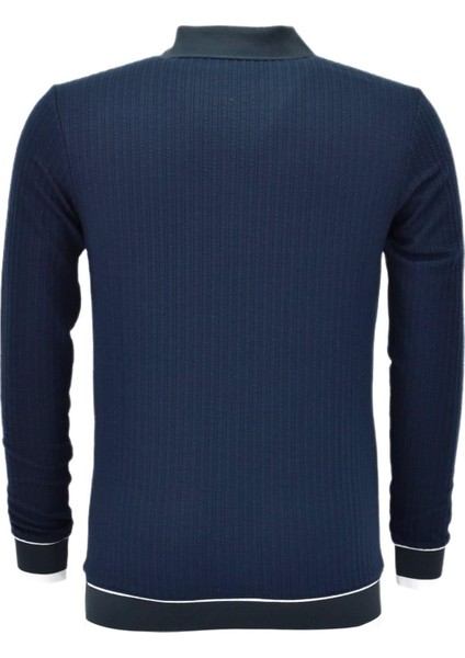 Erkek Spor Mevsimlik Polo Yaka Sweatshirt BGL-ST03932 fiyatları
