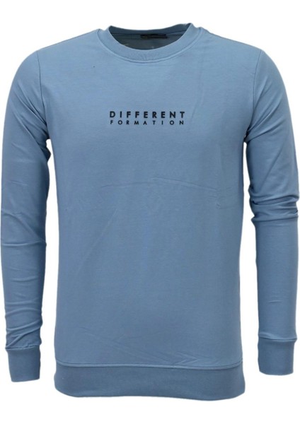 Erkek Spor Mevsimlik Sıfır Yaka Sweatshirt BGL-ST03933