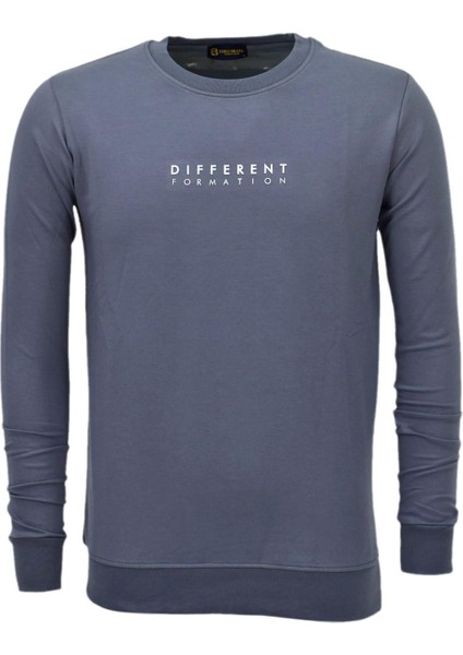 Erkek Spor Mevsimlik Sıfır Yaka Sweatshirt BGL-ST03933