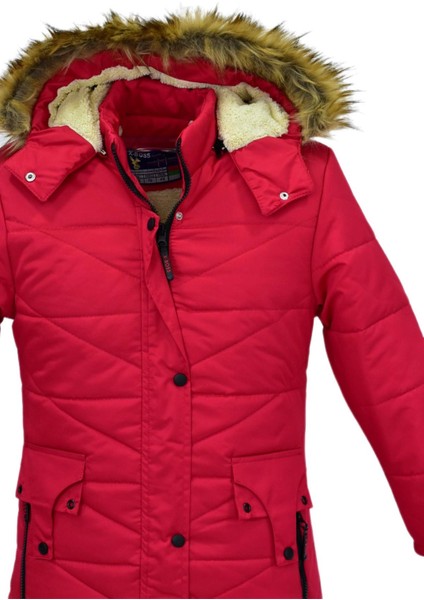 Kız Çocuk Kapüşonlu Mont BS-2015 fırsatları