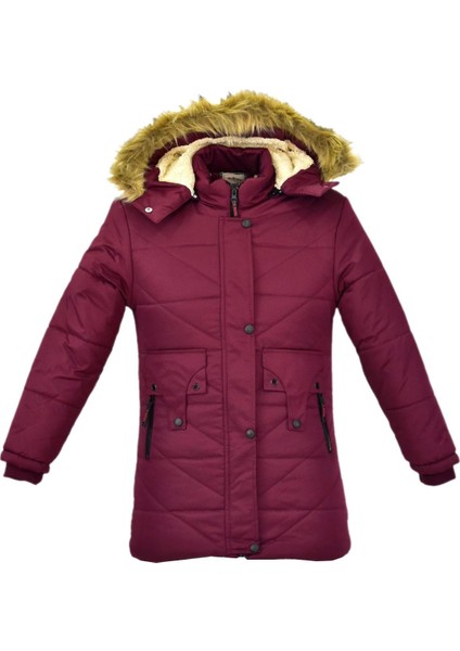 Kız Çocuk Kapüşonlu Mont BS-2015