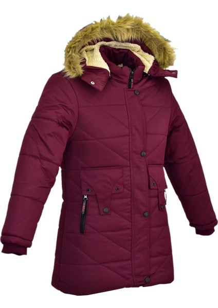 Kız Çocuk Kapüşonlu Mont BS-2015