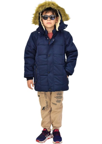 Erkek Çocuk Kapüşonlu Mont BS-2014