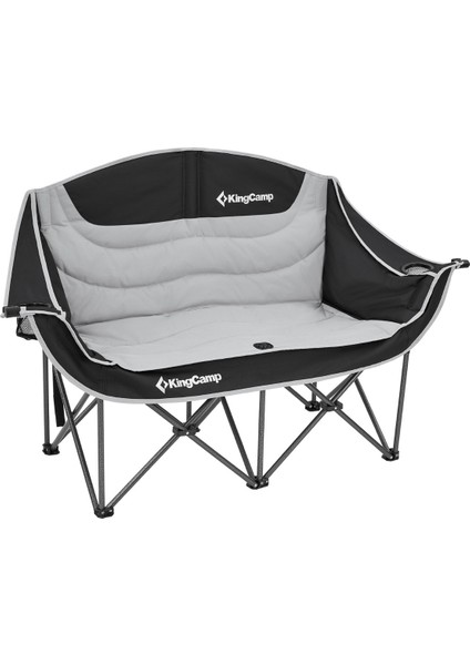 King Camp Kingcamp Loveseat Double Çift Kişilik Katlanır Kamp Sandalyesi B.grey