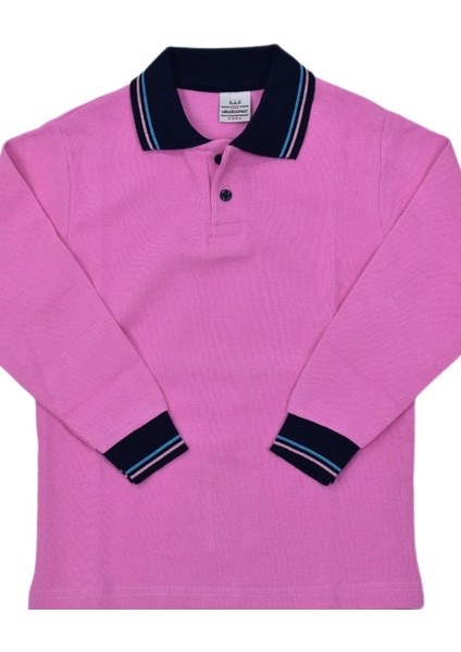 Kolej Polo Yaka Sweat Pembe Bgl-Ymrtp-5 modelleri