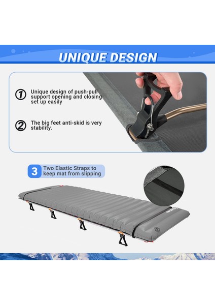 Kingcamp Sequoia Ultralight Katlanır Kampet Portatif Yatak