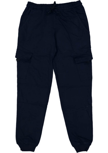 Çocuk Çift Kargo Cepli Paça Manşetli Eşofman Alt Bgl-St03870