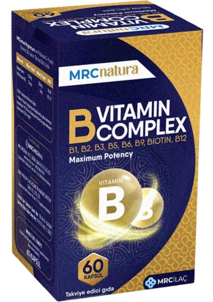 Natura B Vıtamın Complex 60 Kapsül