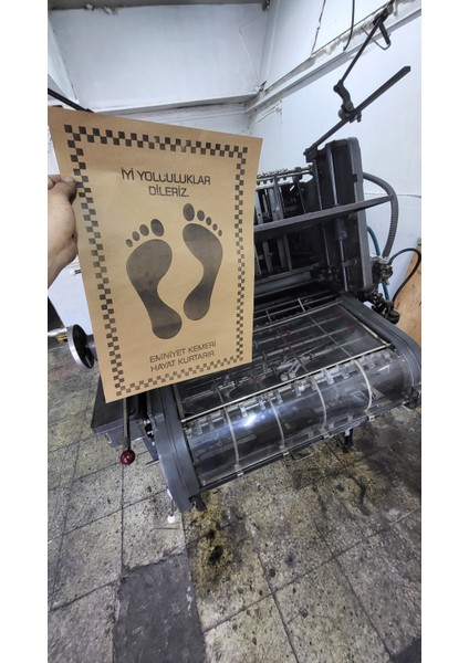 35X50 120 Gr. Kraft Kağıt Oto Paspası 100 Adet