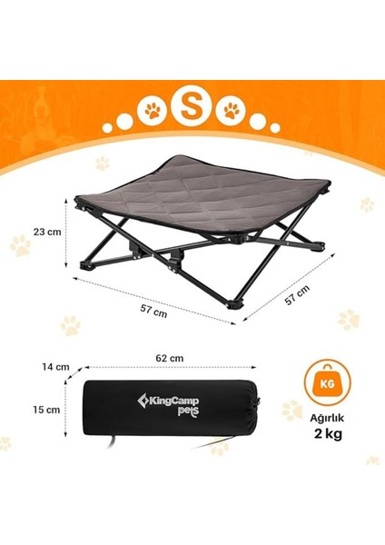 King Camp Kingcamp Pets Sedum S Katlanır Köpek Yatağı modelleri