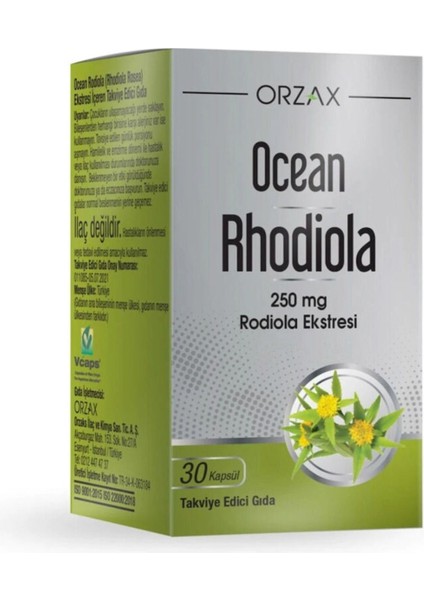 Ocean Rhodiola Kapsül 250MG 30 KAPSÜL-MFREYON01063