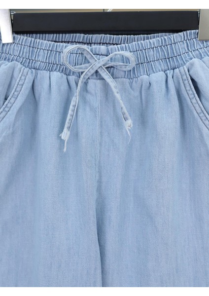 Beli Lastikli Cepli Bol Paça Kot Pantolon fiyatları