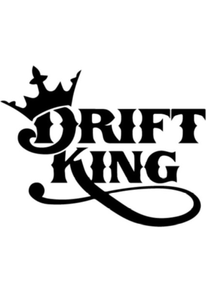 Drift King Sticker 13 x 11 cm