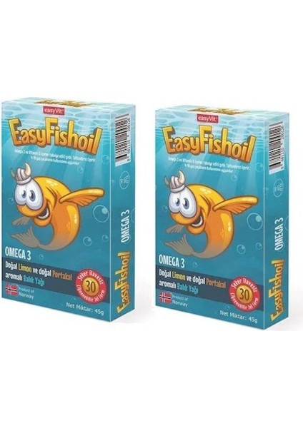 Easy Fish Oil 30 Jel Tablet x 2 Adet