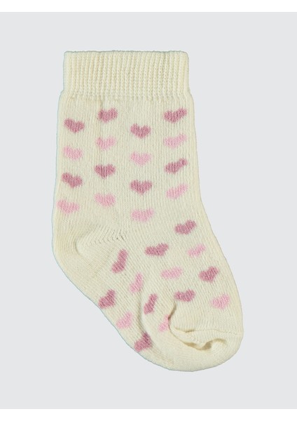 Kız Bebek 3'lü Çorap Set 6-18 Ay Pembe indirimleri