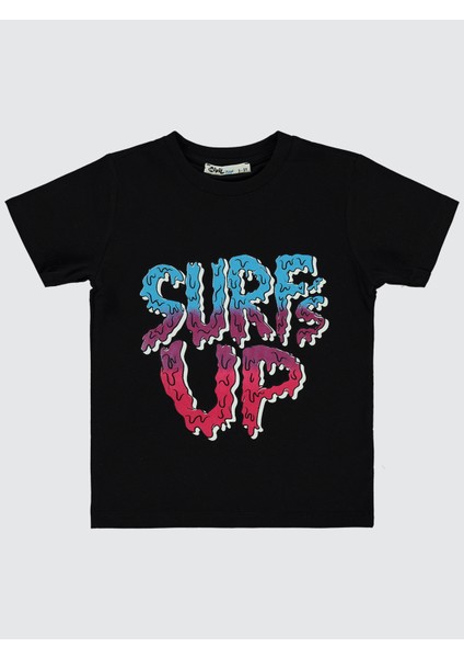 Erkek Çocuk Tişört 2-5 Yaş Siyah