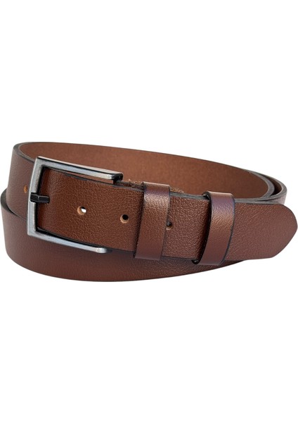 Battal Boy Hakiki Deri 4 Cm. Tokalı Düz Model Spor Erkek Kemer Taba fiyatları