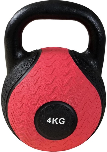 Pembe Kauçuk Dambıl 4 Kg, Sağlıklı Egzersiz Ağırlığı, Dayanıklı ve Şık Tasarım
