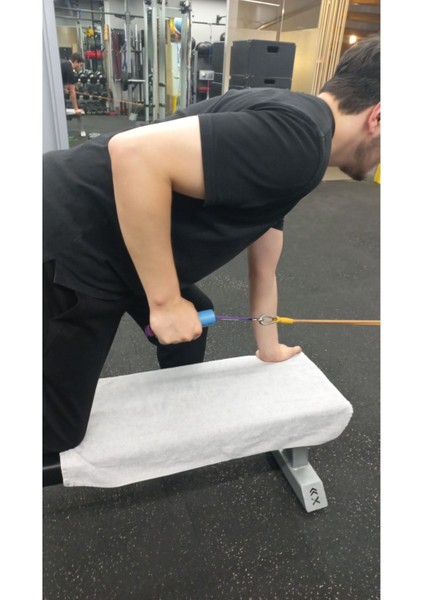 Mavi Renkli Triceps Çift Tutma Kolu, Türkiye Menşei, Sağlam ve Kullanışlı