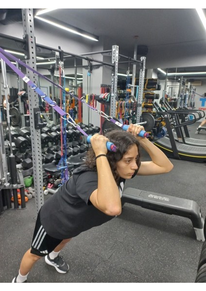 Mavi Renkli Triceps Çift Tutma Kolu, Türkiye Menşei, Sağlam ve Kullanışlı indirimleri