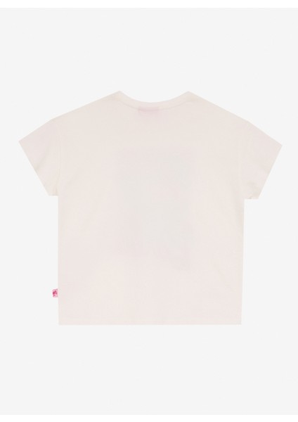 Baskılı Ekru Kız Çocuk T-Shirt BRB5SG-TST6018 fiyatları