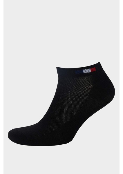 Erkek 5'li Pamuklu Patik Çorap D9965AXNS