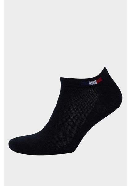 Erkek 5'li Pamuklu Patik Çorap D9965AXNS