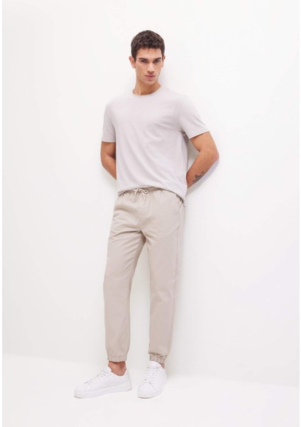 Jogger Duble Paça Yazlık Rahat Esnek Kumaş Pantolon Y2651AZ25SP