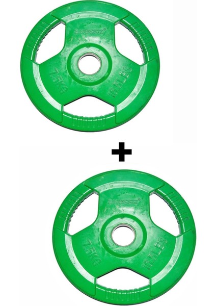 7,5 kg Olimpik Plaka Kauçuk Set(2 Adet)