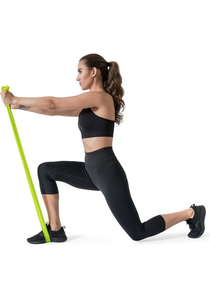 3'lü Pilates Direnç Lastiği Seti Yeşil Sert-Orta-Yumuşak Renkli fiyatları