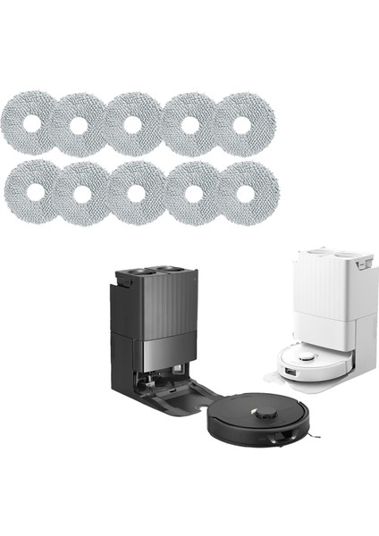 10 Adet Roborock P10 Q Revo Serisi Paspas Yedek Pedi Roborock P10 Sert Zemin Temizleme Kiti Için Yeniden Kullanılabilir Paspas Pedleri (Yurt Dışından) fiyatları