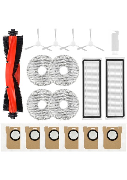 Xiaomi X20+/X10+ Plus Için, Dreame L10S ULTRA/L10 ULTRA/L10 Prime Için Robot Süpürge Fırça Filtreleri Paspas Torbaları (Yurt Dışından)