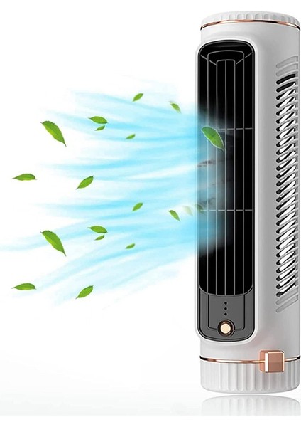 Taşınabilir Otomatik Uzaktan Klima, USB Kişisel Klima Mini Klima 3 Hızlı Elektrikli Fanlı Beyaz (Yurt Dışından)