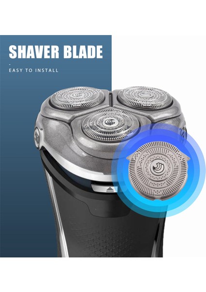 Philips Tıraş Makinesi Için 3 Adet Hq9 Yedek Başlıklı Tıraş Bıçağı HQ9100 HQ9190 HQ9070 HQ9170 HQ9020 HQ8160 HQ8250 HQ9090 (Yurt Dışından)