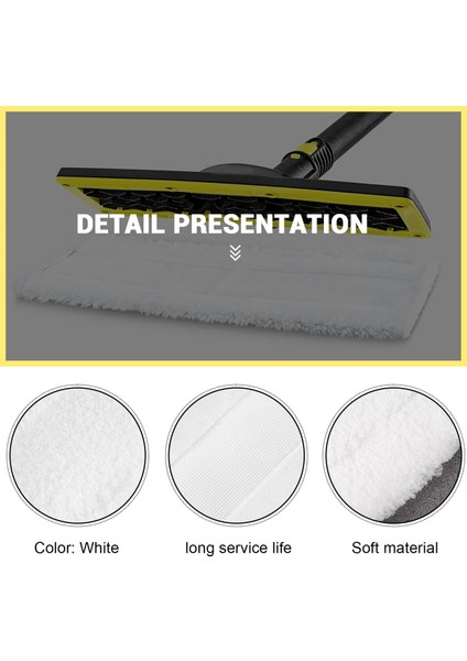 Karcher Easyfix Sc2 Sc3 Sc4 Sc5 Buharlı Temizleyici Için Buharlı Paspas Bezi Mikrofiber Zemin Giysi Pedleri Bakır Fırçalar (Yurt Dışından)