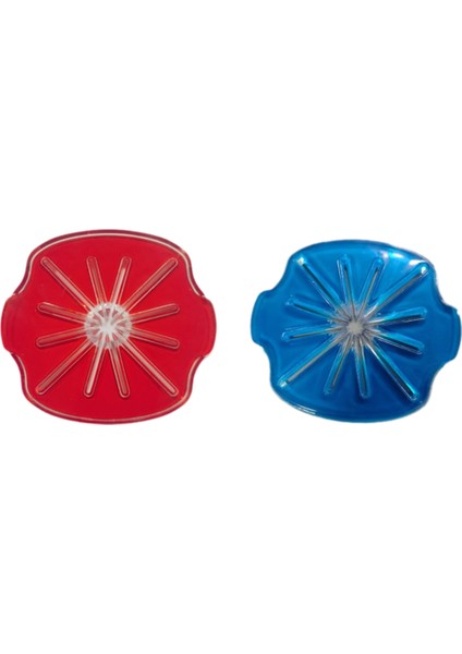 Kitchenaid Eğimli Kafa Mikser Aksesuarları Kazıyıcı Bıçak 6-Kablolu Karıştırma Kafası Sıçrama Önleyici Baffle Mikser Parçaları, Kırmızı ve Mavi (Yurt Dışından)