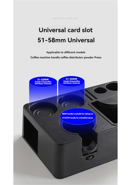 Espresso Tamping Istasyonu Düzenleyici 58MM 54MM 51MM Epsresso Portafilter Kahve Aletleri Organizatörü Kahve Tamper Tutucu (Yurt Dışından) fiyatları