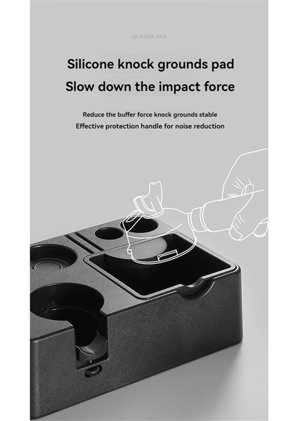 Espresso Tamping Istasyonu Düzenleyici 58MM 54MM 51MM Epsresso Portafilter Kahve Aletleri Organizatörü Kahve Tamper Tutucu (Yurt Dışından) modelleri