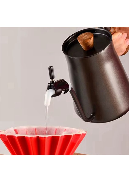 El Yapımı Kahve Potu Musluğu Kahve Akış Düzenleyici Silikon Dar Ağızlı Kahve Potu Akış Düzenleyici Beyaz (Yurt Dışından) fırsatları