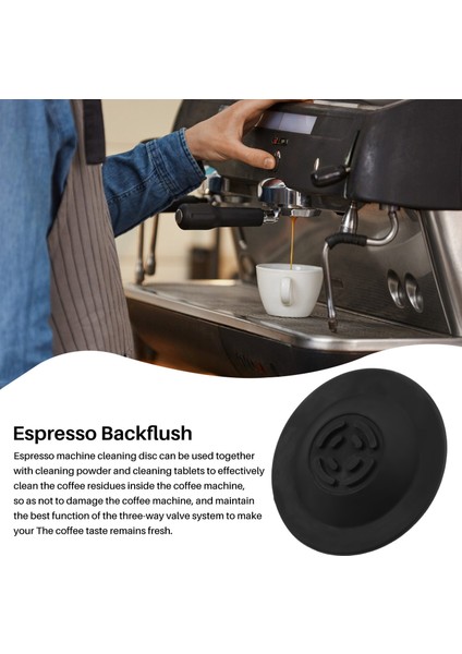 Breville 9 Serisi Espresso Makinesi Için Uygun 4 Adet Espresso Temizleme Diski Kör, 58MM Temizleme Diski Geri Yıkama Tabletleri (Yurt Dışından) fırsatları