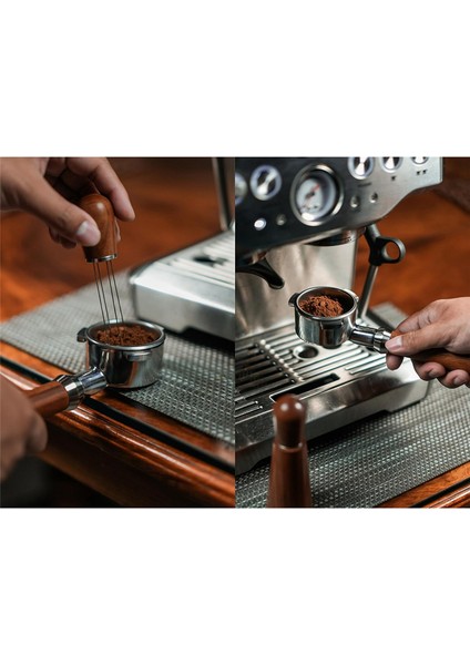 54MM Dipsiz Portafilter Wdt Aracıyla Eşleştirildi - Espresso Demlemeyi Geliştirin Yedek Filtre Sepeti Kahve Aksesuarları (Yurt Dışından) fırsatları