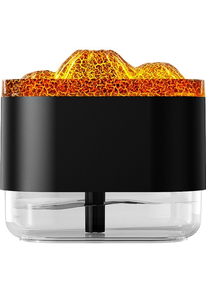 Alev Difüzörü Aromaterapi Esansiyel Yağı Difüzörü, Atmosfer Işığı ile 300ML Ev Ofis Için Serin Mist Nemlendirici -B (Yurt Dışından)