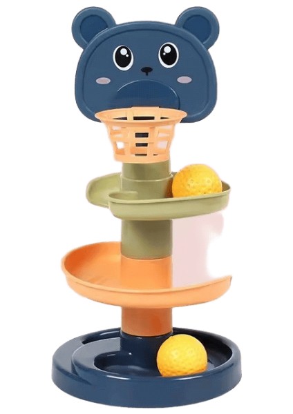 Yürümeye Başlayan Çocuk Için Top Damla Oyuncakları 1-3 Montessori Istifleme Kulesi Oyuncak Bebek Gelişim Oyunları Eğitici Öğrenme Etkinliği Doğum Günü Hediyesi Renk: 3 Katmanlı Ayı (Yurt Dışından)