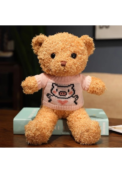 Kazak Teddy Ayı Ayı Doğum Günü Bebek Peluş Oyuncak Zemin Itme Halkası Sevgililer Günü Hediyesi (Yurt Dışından)