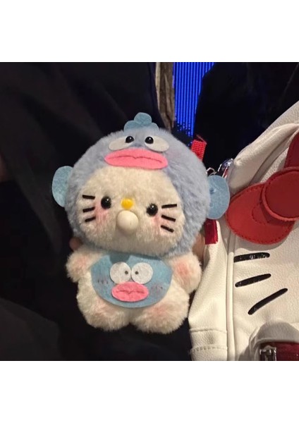 Kayıt Bubble Ugly Fish Kt Cat Peluş Kolye Hello Kitty (Yurt Dışından)