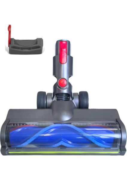 Dyson V7 V8 V10 V11 V15 Elektrikli Süpürge Başlıkları Yeşil LED Işıkları ile Sert Zeminler Için V Şeklinde Kıl Rulo Fırça (Yurt Dışından)