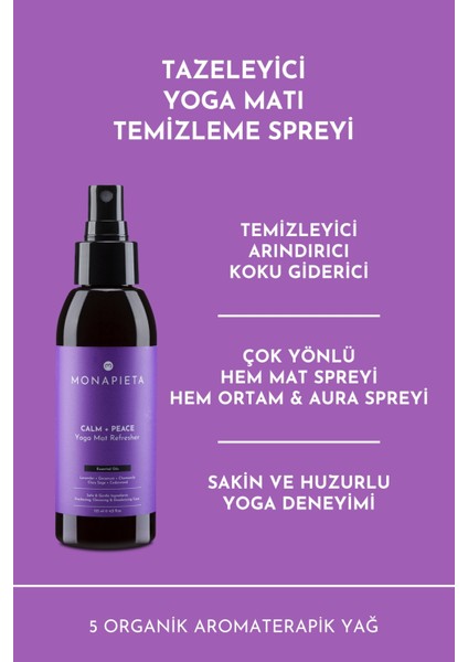Yoga Namaste Seti | Yoga Matı Temizleme ve Aura Spreyi & Rahatlatan Ayak Spa Balmı | 2 Li Set