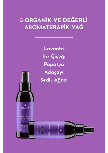 Yoga Namaste Seti | Yoga Matı Temizleme ve Aura Spreyi & Rahatlatan Ayak Spa Balmı | 2 Li Set